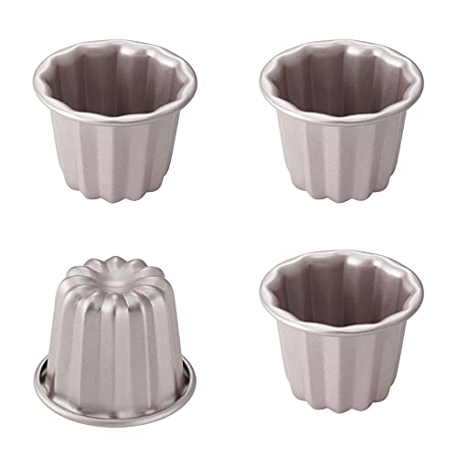 CHEFMADE Canele-Formen-Set: Antihaft-Backformen für perfekte Kanelenkuchen, ofenfeste Cupcake- und Muffin-Backformen für Heimbäcker CHEFMADE Canele-Formen-Set: Antihaft-Backformen für perfekte Kanelenkuchen, ofenfeste Cupcake- und Muffin-Backformen für Heimbäcker von WREWING