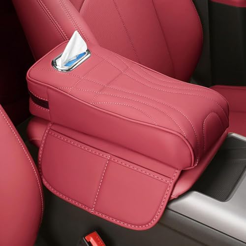 WRGEYXTD Auto Armlehnen Polster Für Serie 2 Series 2er F44 2er Gran Coupé 2020-2024, Armlehnenbox Kissen Mittelkonsolen Matte Mit Seitlicher Aufbewahrungstasche Taschentuchbox,E/Red- 32 * 16cm WRGEYXTD Auto Armlehnen Polster Für Serie 2 Series 2er F44 2er Gran Coupé 2020-2024, Armlehnenbox Kissen Mittelkonsolen Matte Mit Seitlicher Aufbewahrungstasche Taschentuchbox,E/Red- 32 * 16cm von WRGEYXTD