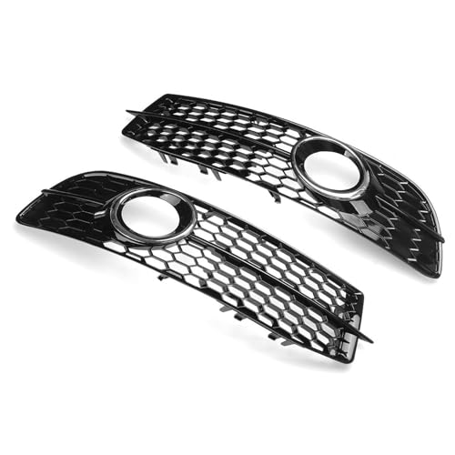 WRHOME Auto-Nebelscheinwerfer-Abdeckung Für Audi A6 C6 S-Line 2008-2011-4F0807681Q01C 4F0807681Q02C,Nebelscheinwerfer-Abdeckung, Grill, Racing-Grills Frontstoßstangengitter,A-Left WRHOME Auto-Nebelscheinwerfer-Abdeckung Für Audi A6 C6 S-Line 2008-2011-4F0807681Q01C 4F0807681Q02C,Nebelscheinwerfer-Abdeckung, Grill, Racing-Grills Frontstoßstangengitter,A-Left von WRHOME
