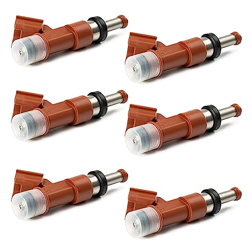 Auto Einspritzdüse Für Lexus ES350 RX330 RX350 3.5L Kraftstoffeinspritzdüse 23250-31050 23250-0P040 Kraftstoffeinspritzdüs (Size : 6pcs) von WRIDEX