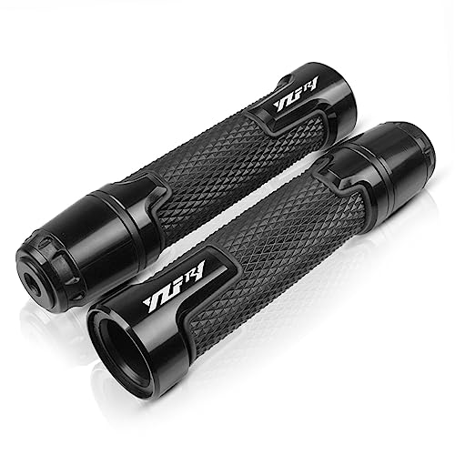 WRIDEX Motorrad Zubehör Griff Bar Grip Lenker Griffe Enden Für Y&amaha YZF R1 YZF-R1 2001 2002 2003 2004 2005 2006 2007-2015 2016 2017 Lenkergriffe (Color : Schwarz) von WRIDEX