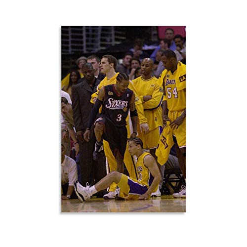 WRIO Allen Iverson Poster, Basketball Leinwand Kunst Poster und Wandkunst Bilddruck Moderne Familienzimmer Dekor Poster 08x12inch(20x30cm) von WRIO