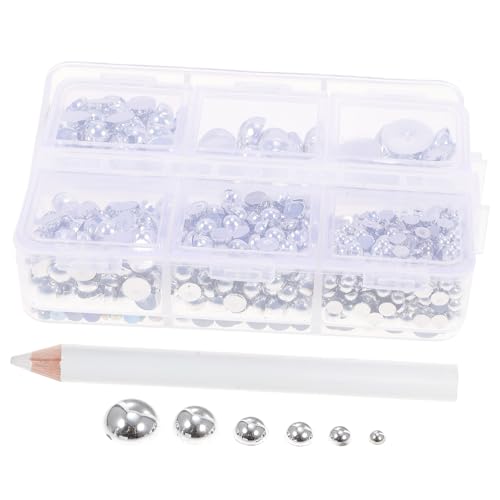 WRITWAA 1 Schachtel Halbrunde Perlen Halbperlen Flache Rückseite Selbstklebend für DIY Schmuck Nägel Kleidung Basteln Vielseitig Langlebig Geruchlos Schmuckzubehör WRITWAA 1 Schachtel Halbrunde Perlen Halbperlen Flache Rückseite Selbstklebend für DIY Schmuck Nägel Kleidung Basteln Vielseitig Langlebig Geruchlos Schmuckzubehör von WRITWAA
