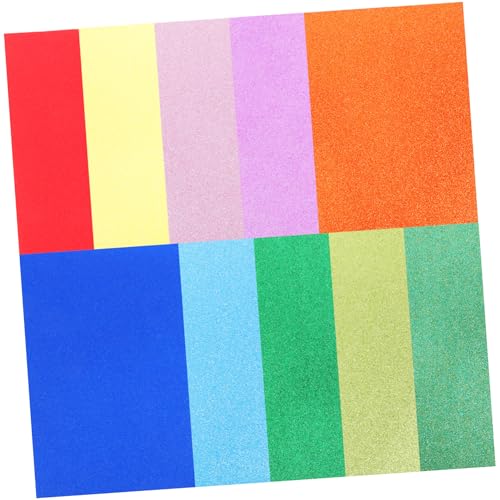 WRITWAA 10 Blatt Glitzerpapier Glitzer Karton Bastelpapier Sparkly Glitter Cardstock für DIY Grußkarten Scrapbooking Party Dekoration Flexible Langlebige Glitzer Bastelmaterialien WRITWAA 10 Blatt Glitzerpapier Glitzer Karton Bastelpapier Sparkly Glitter Cardstock für DIY Grußkarten Scrapbooking Party Dekoration Flexible Langlebige Glitzer Bastelmaterialien von WRITWAA