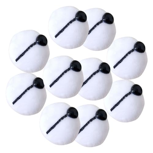 WRITWAA 10 Stück Teiliges Baumwollnasen für DIY Kuscheltiere Sichere Häkeltiere Nasen Langlebige Tiernasen für Amigurumi Puppenherstellung Bastelzubehör für Handarbeitsworkshops und von WRITWAA