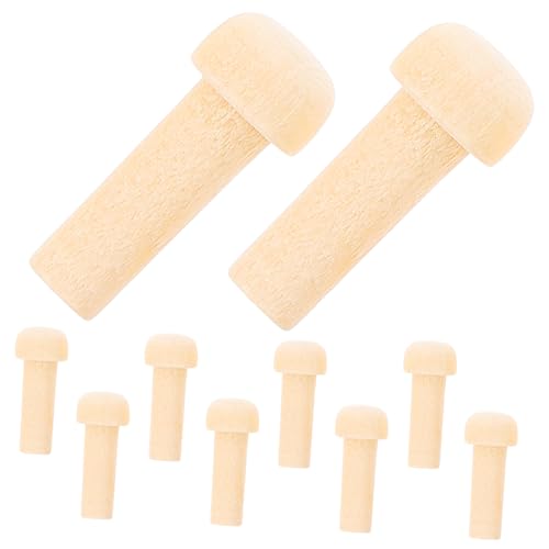 WRITWAA 10 Stück Teiliges Mini Holzachsstifte aus Massivem Holz Langlebige DIY Holzdübel für Möbel und Naturbelassen Geeignet zum Bemalen und Basteln Vielseitig Einsetzbar WRITWAA 10 Stück Teiliges Mini Holzachsstifte aus Massivem Holz Langlebige DIY Holzdübel für Möbel und Naturbelassen Geeignet zum Bemalen und Basteln Vielseitig Einsetzbar von WRITWAA