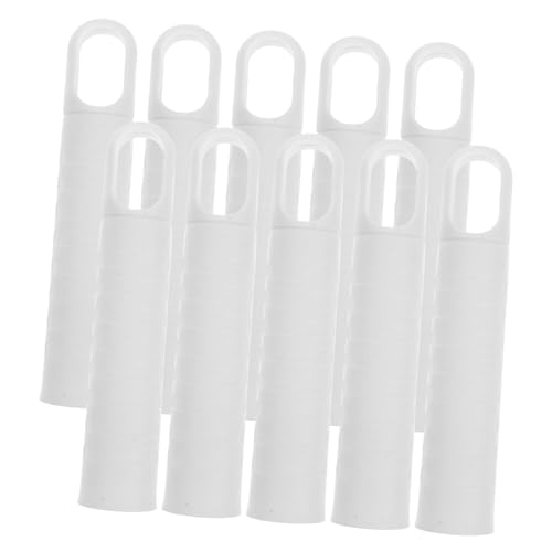 WRITWAA 10 Stück Teiliges Mop Ersatzgriffset Rutschfeste Kunststoff Endkappen für Mop Besenstiele mit Aufhängeloch für Platzsparende Lagerung Langlebig und Komfortabel für Effiziente von WRITWAA