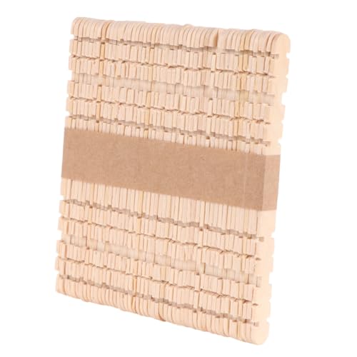 WRITWAA 150 Stück Holz Bastelstäbchen mit Sägezahnkante Naturholz Eisstiele für DIY Dekoration Bastelprojekte Sichere Glatte Oberfläche für Kindergarten und Gruppenaktivitäten WRITWAA 150 Stück Holz Bastelstäbchen mit Sägezahnkante Naturholz Eisstiele für DIY Dekoration Bastelprojekte Sichere Glatte Oberfläche für Kindergarten und Gruppenaktivitäten von WRITWAA