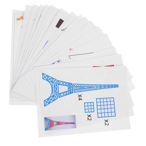 WRITWAA 17 Stück Paper Craft Vorlage mit Doppelseitigen Mustern und Transparentem Kunststoffplatte für Zeichnen und Basteln Zeichenschablonen für Jungen und Mädchen WRITWAA 17 Stück Paper Craft Vorlage mit Doppelseitigen Mustern und Transparentem Kunststoffplatte für Zeichnen und Basteln Zeichenschablonen für Jungen und Mädchen von WRITWAA