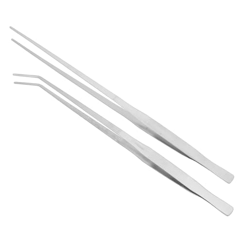 WRITWAA 2 Stück Aquarium Pinzetten Teilig Gerade und Gebogen Pflanzenpinzette für Aquarienpflanzen Fischbecken Pflegewerkzeug Ergonomisch Scharf für Vordergrundpflanzen WRITWAA 2 Stück Aquarium Pinzetten Teilig Gerade und Gebogen Pflanzenpinzette für Aquarienpflanzen Fischbecken Pflegewerkzeug Ergonomisch Scharf für Vordergrundpflanzen von WRITWAA