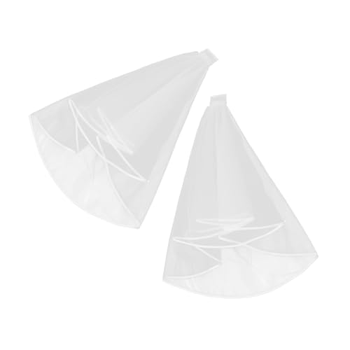 WRITWAA 2 Stück Brautschleier Langer Doppelter Saum mit Kamm Leichter Tüll für Braut Junggesellinnenabschied und Hochzeit Eleganter Schleier für Festliche Anlässe und Romantische Momente von WRITWAA