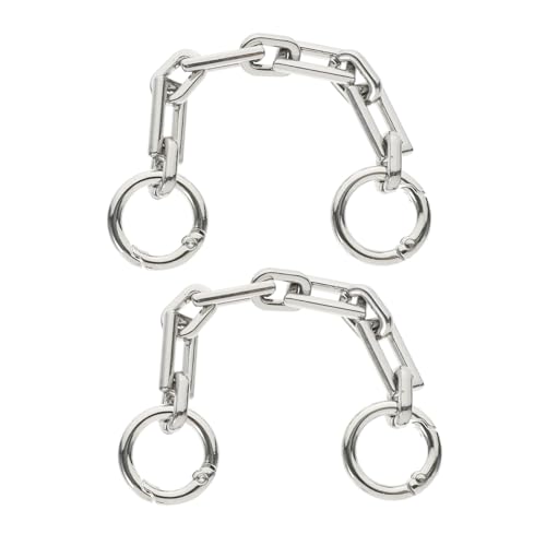 WRITWAA 2 Stück Metalltaschenverlängerungskette Verstellbarer Taschengurt Ersatz DIY Handtaschenverlängerung Strapazierfähige Purse Chain Strap Einfache Montage für Handtaschen und WRITWAA 2 Stück Metalltaschenverlängerungskette Verstellbarer Taschengurt Ersatz DIY Handtaschenverlängerung Strapazierfähige Purse Chain Strap Einfache Montage für Handtaschen und von WRITWAA