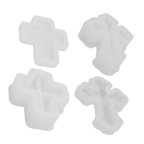 WRITWAA 2 Stück Silikonbox-gießform mit Deckel Kreuzförmige Resin Form für Schmuck Kerzenhalter Sukkulenten DIY Epoxidharz Organizer Staubdicht und Vielseitig Einsetzbar von WRITWAA