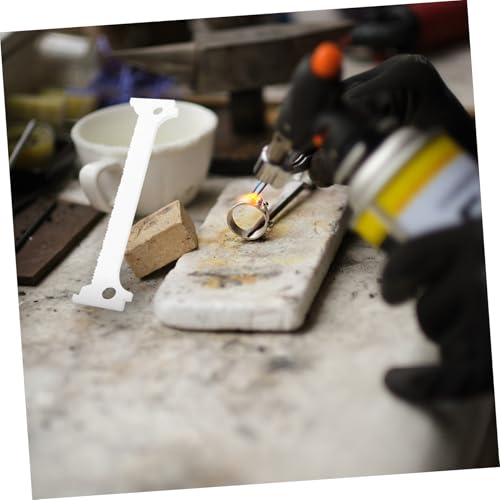 WRITWAA 2 Stück Teiliges Keramik Brennständer Aluminiumoxid Hochtemperaturbeständig Schmuck und Töpfer Feuerwerkzeug für Brennofen mit Starker Tragfähigkeit und Verschleißfestem Material WRITWAA 2 Stück Teiliges Keramik Brennständer Aluminiumoxid Hochtemperaturbeständig Schmuck und Töpfer Feuerwerkzeug für Brennofen mit Starker Tragfähigkeit und Verschleißfestem Material von WRITWAA