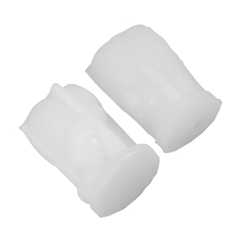 WRITWAA 2 Stück Teiliges Silikon-schneemann-formset Weihnachtskerzenform für DIY Wachs Fondant Harz Langlebig Wiederverwendbar für Festliche Kerzen Dekoration und Bastelprojekte von WRITWAA