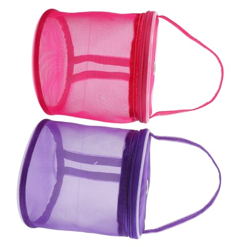 WRITWAA 2 Stück Wollgarn Aufbewahrungstasche aus Nylon für Strick Häkelbedarf Runde Maschen netztasche Praktische Garn aufbewahrungstasche für Handarbeiten und Reisen WRITWAA 2 Stück Wollgarn Aufbewahrungstasche aus Nylon für Strick Häkelbedarf Runde Maschen netztasche Praktische Garn aufbewahrungstasche für Handarbeiten und Reisen von WRITWAA