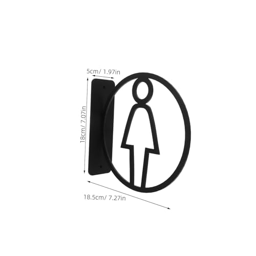 WRITWAA 2 Toilettenschilder Für Die Tür Wc Schilder Für Männer Und Frauen Badezimmerschild Für Männer Und Frauen Vertikales Toilettenschild Doppelseitige Badezimmerschilder WRITWAA 2 Toilettenschilder Für Die Tür Wc Schilder Für Männer Und Frauen Badezimmerschild Für Männer Und Frauen Vertikales Toilettenschild Doppelseitige Badezimmerschilder von WRITWAA