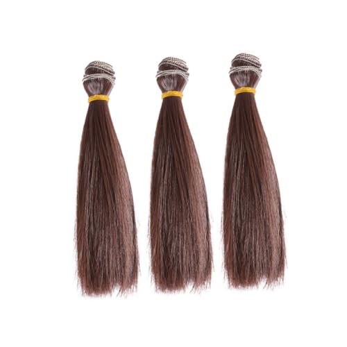 WRITWAA 3 STÜCKE Teiliges Hitzebeständige Puppenperücken Gerade Synthetikhaar für DIY Puppenbasteln Langlebig Sicher für Geeignet WRITWAA 3 STÜCKE Teiliges Hitzebeständige Puppenperücken Gerade Synthetikhaar für DIY Puppenbasteln Langlebig Sicher für Geeignet von WRITWAA