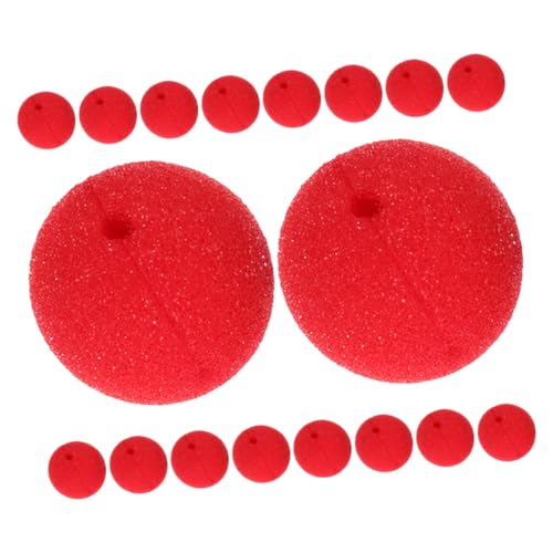 WRITWAA 30stücke Clownsnasen Aus Schwammschaum Rot Für Karneval Halloween Partys Cosplay Und Dekorationen Geeignet Für Junge Mädchen Und Erwachsene von WRITWAA