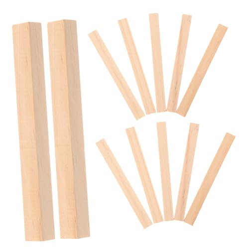 WRITWAA 30 Stück Teiliges Holzstäbe Bastelset Rechteckige Holzdübel Stangen Vielseitige DIY Holzleisten für Handwerk Schule Dekoration und Kreative Bastelprojekte WRITWAA 30 Stück Teiliges Holzstäbe Bastelset Rechteckige Holzdübel Stangen Vielseitige DIY Holzleisten für Handwerk Schule Dekoration und Kreative Bastelprojekte von WRITWAA