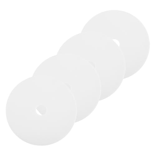 WRITWAA 4 Stück Antifouling-Blatt für Toilettenbürsten Badezimmer Zubehör Toilettenbürstenaufsatz toilettenreiniger abdeckplatte Kleber für Toilettensitzheber WC-Abdeckung Sitz pp Weiß WRITWAA 4 Stück Antifouling-Blatt für Toilettenbürsten Badezimmer Zubehör Toilettenbürstenaufsatz toilettenreiniger abdeckplatte Kleber für Toilettensitzheber WC-Abdeckung Sitz pp Weiß von WRITWAA