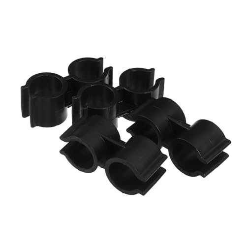 WRITWAA 4 Stück Teiliges Kunststoff Doppelrohrschellen Rohrverbinder Clips für Besen Kehrschaufel Verbindungsclip mit Einfacher Pressmontage Robust und Vielseitig für Regalstangen und WRITWAA 4 Stück Teiliges Kunststoff Doppelrohrschellen Rohrverbinder Clips für Besen Kehrschaufel Verbindungsclip mit Einfacher Pressmontage Robust und Vielseitig für Regalstangen und von WRITWAA
