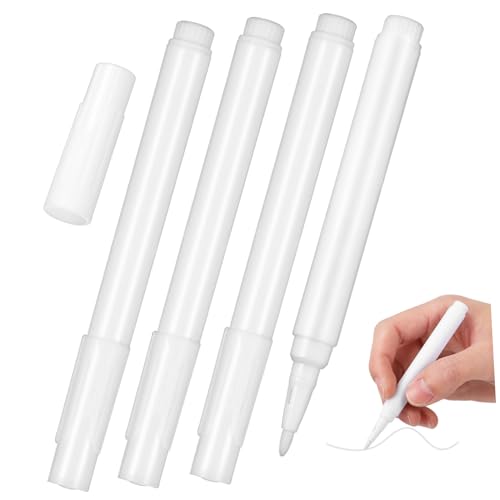 WRITWAA 4 Stück Weiße Flüssige Kreidemarker mit Feiner Rundspitze Abwischbar Geeignet für Glasfenster Spiegel Tafeln Kunststoff und Papier Verschleißfeste Spitze für Präzises Schreiben WRITWAA 4 Stück Weiße Flüssige Kreidemarker mit Feiner Rundspitze Abwischbar Geeignet für Glasfenster Spiegel Tafeln Kunststoff und Papier Verschleißfeste Spitze für Präzises Schreiben von WRITWAA