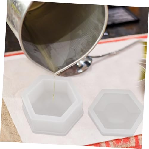 WRITWAA 5 Stück Teiliges Silikon-box-resin-form Deckel Vielseitige Schmuck Aufbewahrungsboxen in Herz- Sechseck- Viereck- Blumenform Geeignet für Epoxidharz DIY Kerzenhalter und Dekoration WRITWAA 5 Stück Teiliges Silikon-box-resin-form Deckel Vielseitige Schmuck Aufbewahrungsboxen in Herz- Sechseck- Viereck- Blumenform Geeignet für Epoxidharz DIY Kerzenhalter und Dekoration von WRITWAA