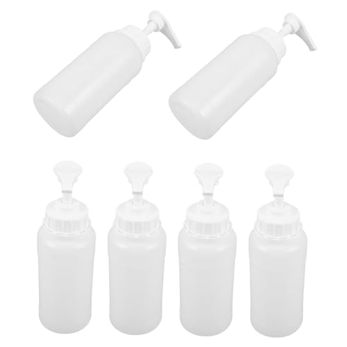 WRITWAA 6 Stück Lotionspender mit Pumpe Dicker Nachfüllflasche für Flüssigseife Handseife Spülmittel Nachfüllbare Auslaufsichere Pumpflaschen für Küche und Bad Halbtransparent WRITWAA 6 Stück Lotionspender mit Pumpe Dicker Nachfüllflasche für Flüssigseife Handseife Spülmittel Nachfüllbare Auslaufsichere Pumpflaschen für Küche und Bad Halbtransparent von WRITWAA