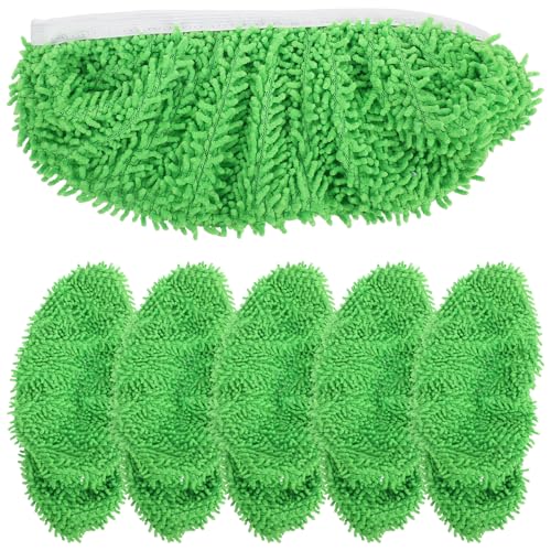 WRITWAA 6 wiederverwendbare Mikrofaser-Mopp-Pads: Nachfüllpackungen für die Nass- und Trockenreinigung von Böden – Ersatztücher für die Reinigung von Hartholz- und Fliesenböden, kompatibel mit WRITWAA 6 wiederverwendbare Mikrofaser-Mopp-Pads: Nachfüllpackungen für die Nass- und Trockenreinigung von Böden – Ersatztücher für die Reinigung von Hartholz- und Fliesenböden, kompatibel mit von WRITWAA