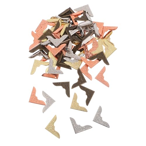 WRITWAA 80 Stück Metall Schutzecken Für Bücher Album Ecken Eisen Eckenschutz Metall Eckenschutz Für Bücher Album Cover Ecken von WRITWAA