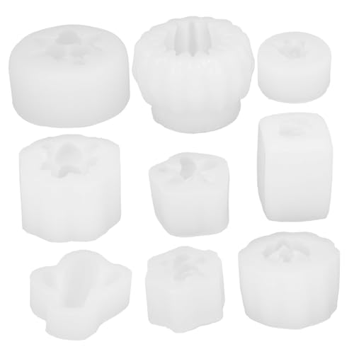 WRITWAA 9 Stück Teiliges Kaktus silikonform für DIY Kerzenherstellung Ungiftiges Flexibles Material Einfach zu Entformen für Duftkerzen Seifen und Handwerksprojekte von WRITWAA