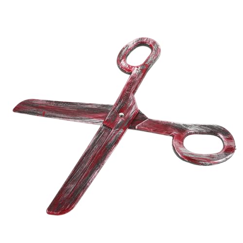 WRITWAA Clown Scheren Accessoire aus Kunststoff für Kostümpartys Leichte Realistische Requisiten mit Authentischem Design für Bühnenauftritte und Scherze WRITWAA Clown Scheren Accessoire aus Kunststoff für Kostümpartys Leichte Realistische Requisiten mit Authentischem Design für Bühnenauftritte und Scherze von WRITWAA