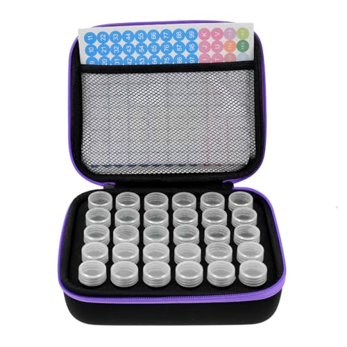 WRITWAA Diamond Dotting Tool Box mit Flaschen Aufbewahrungsbehälter für Strasssteine Tragbarer Organizer für Diamantmalerei Zubehör Leichtes Sortier Lagerungssystem für DIY Handwerk WRITWAA Diamond Dotting Tool Box mit Flaschen Aufbewahrungsbehälter für Strasssteine Tragbarer Organizer für Diamantmalerei Zubehör Leichtes Sortier Lagerungssystem für DIY Handwerk von WRITWAA