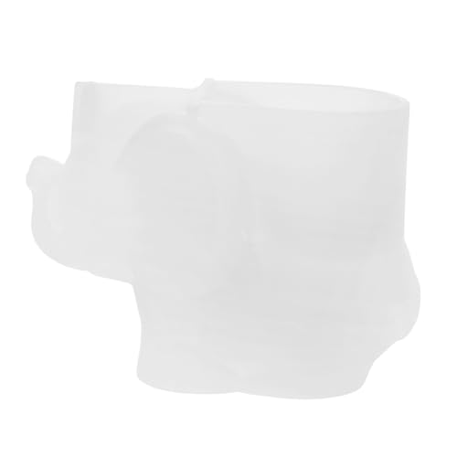 WRITWAA Elefant Silikonform DIY Epoxidharz Gießform für Handgemachte Seife Makeup Schwamm Aufbewahrung Kreatives Basteln Dekoration von WRITWAA