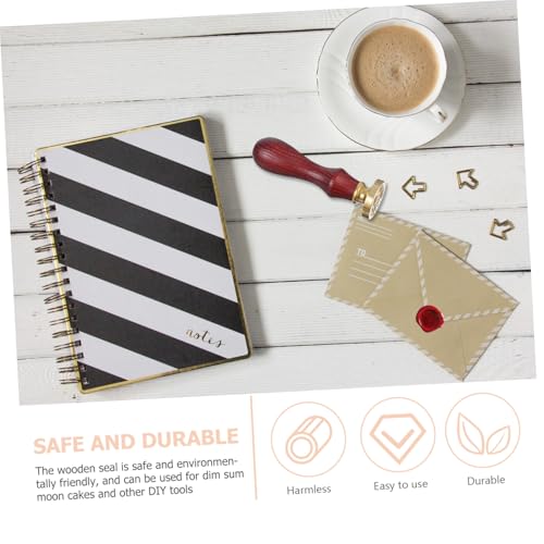 WRITWAA Holzgriff Wachssiegelstempel mit Rosenblüten Motiv Langlebiger Kupferstempel für Umschläge Originelles Versiegeln bei Hochzeitseinladungen und Dokumentenschutz WRITWAA Holzgriff Wachssiegelstempel mit Rosenblüten Motiv Langlebiger Kupferstempel für Umschläge Originelles Versiegeln bei Hochzeitseinladungen und Dokumentenschutz von WRITWAA