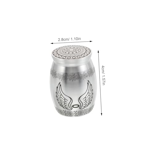 WRITWAA Kleine Metallurne für Tierasche Kompakt und Tragbar Dekorative Gedenkdose für Hunde und Katzen Langlebige Haustier Gedenkurne für Zuhause und Reise WRITWAA Kleine Metallurne für Tierasche Kompakt und Tragbar Dekorative Gedenkdose für Hunde und Katzen Langlebige Haustier Gedenkurne für Zuhause und Reise von WRITWAA