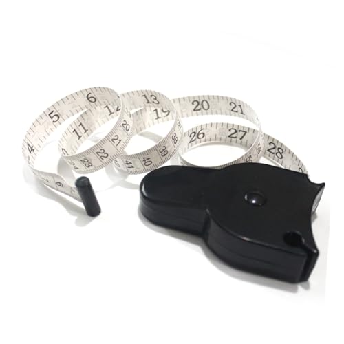 WRITWAA Körperfettmessschieber mit Maßband Präzises Fat Caliper Tool zur Körperfettmessung Müheloses Ablesen Langlebiges Fitness messgerät für Oberarme und Oberschenkel von WRITWAA