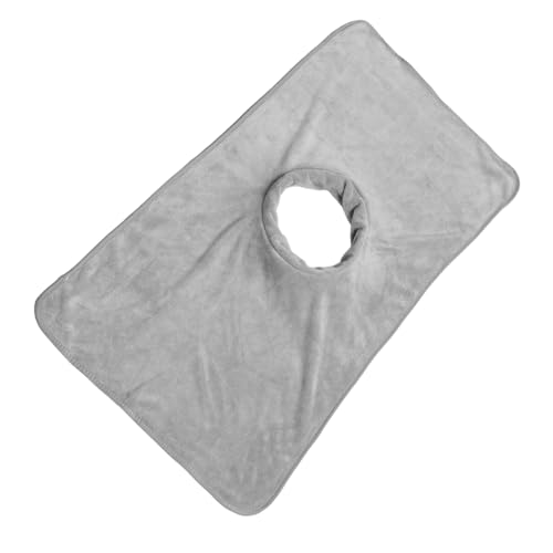 WRITWAA Massagebetttuch Massage-Gesichtsauflage Wiederverwendbare Bettdecke massageauflage Massage unterlage Massage Tischbezug Beauty-Bettdecke Durchdringendes Kissen Stoff Light Grey von WRITWAA