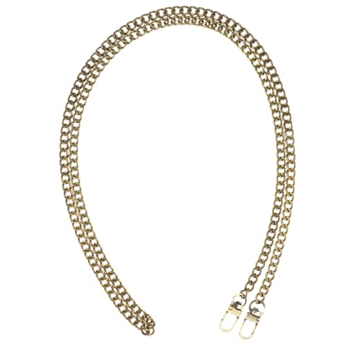 WRITWAA Metall Handtaschenkette mit Abnehmbaren Karabinern Langlebiger Schulterriemen in Antikem Vielseitig Einsetzbar für DIY Taschen und Umhängetaschen Einfach zu Befestigen und von WRITWAA