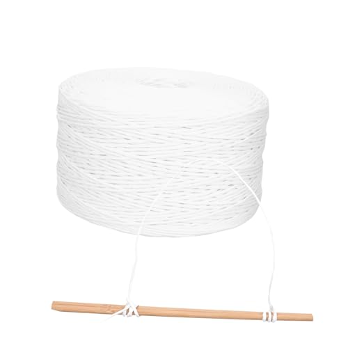 WRITWAA Multifunktionale Papierkordel Weiß Robustes Kraftpapierseil für DIY Lampenschirm Geschenkverpackung und Gartendekoration Vielseitig Einsetzbar und Elegant von WRITWAA