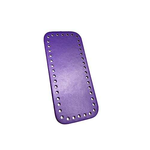 WRITWAA PU Leder Taschenboden mit Glänzender Laminierung Verschleißfest und Leicht Abwischbar Rechteckige Häkeltaschen basisplatte in Modischem Lila für Handgemachte DIY WRITWAA PU Leder Taschenboden mit Glänzender Laminierung Verschleißfest und Leicht Abwischbar Rechteckige Häkeltaschen basisplatte in Modischem Lila für Handgemachte DIY von WRITWAA