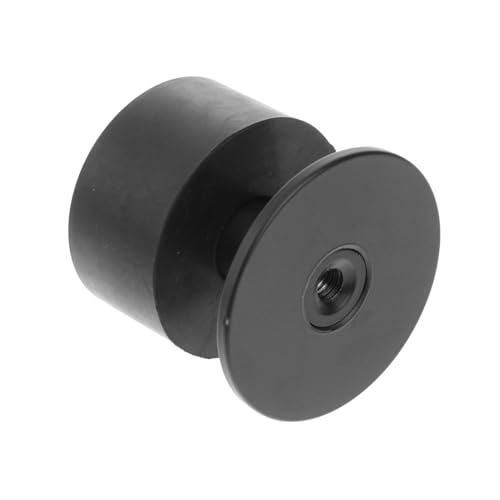 WRITWAA Premium Türstopper aus Silikon Geräuschdämpfend und Stoßfest Schwarzer Wandpuffer für Badezimmer Zimmertüren Einfache Befestigung Schützender Türpuffer für Innenbereich von WRITWAA