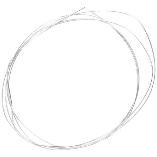 WRITWAA Reines Sterling Silberdraht DIY Schmuckherstellung Flexibel Nickelfrei für Ketten Armbänder Ringe Vielseitig Formbar Eleganter Basteldraht von WRITWAA