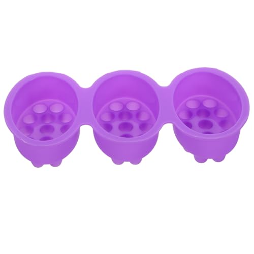 WRITWAA Silikon Seifenform Oval Massagebar Seifenform DIY Seifenherstellung Silikonform Stapelbar Leicht zu Reinigen für Handgemachte Seife Kerzen Lotion Bars von WRITWAA
