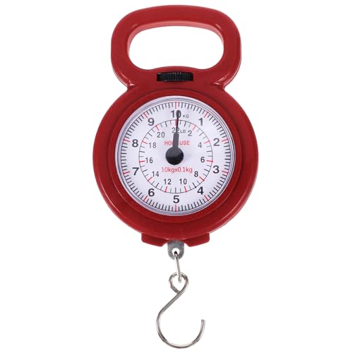 WRITWAA Tragbare Federwaage Digitale Hängewaage Reisewaage Präzisions-hängewaage Mechanische Küchenwaage Digitale Waage Für Das Körpergewicht Kofferwaage Reisen Handheld Metall Handhaben von WRITWAA