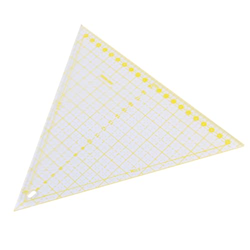 WRITWAA Transparentes Großes Dreieck nählineal mit Rasterlinien Präzises Quilt lineal für Patchwork und Stoffzuschnitt Transparentes DIY zubehör für Exaktes Ermitteln und Schneiden Beim WRITWAA Transparentes Großes Dreieck nählineal mit Rasterlinien Präzises Quilt lineal für Patchwork und Stoffzuschnitt Transparentes DIY zubehör für Exaktes Ermitteln und Schneiden Beim von WRITWAA