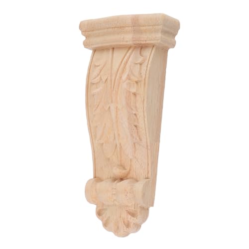 WRITWAA Unfertige Holzkonsole mit Eleganter Römischer Säulenschnitzerei Dekorative Holzstütze für Möbel Türen und Wanddekor Vielseitig Lackierbar Europäischer Stil WRITWAA Unfertige Holzkonsole mit Eleganter Römischer Säulenschnitzerei Dekorative Holzstütze für Möbel Türen und Wanddekor Vielseitig Lackierbar Europäischer Stil von WRITWAA