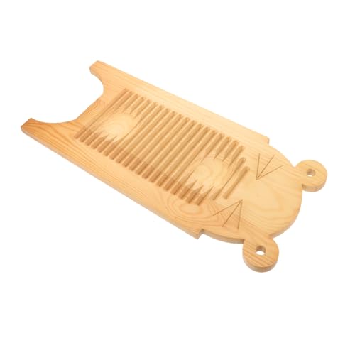 WRITWAA Waschbrettreinigung Kleines Reise Scheuerbrett Waschbrett Waschbrett Manuelle Wäschewaschmaschine Wäschebrett Für Zuhause Hemden Reinigungsbrett Massivholz von WRITWAA