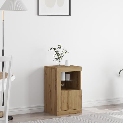 WRJENFSC Artisan Eichenstauraumschrank Moderner Schrank mit Schwebendem Regal 41x37x67 cm Braun Matt für Wohnzimmer und Büro WRJENFSC Artisan Eichenstauraumschrank Moderner Schrank mit Schwebendem Regal 41x37x67 cm Braun Matt für Wohnzimmer und Büro von WRJENFSC